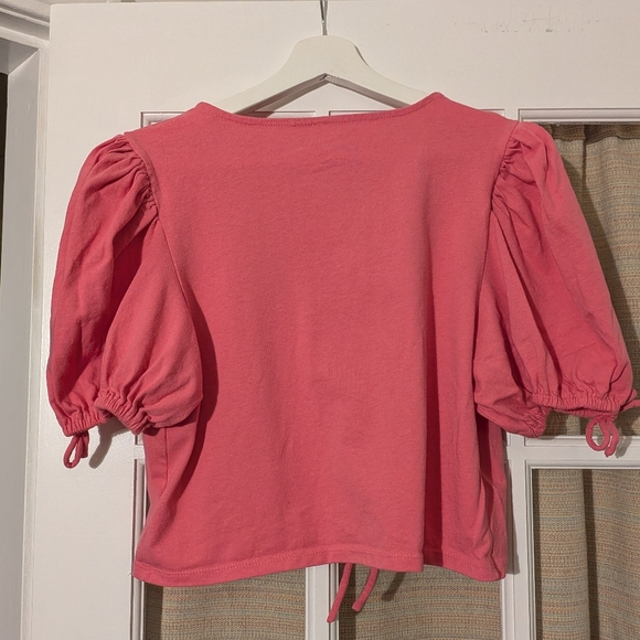 FREE PEOPLE kitty tee - pink - large - Picture 2 of 6